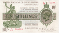 Treasury 10 Shillings, from 1922